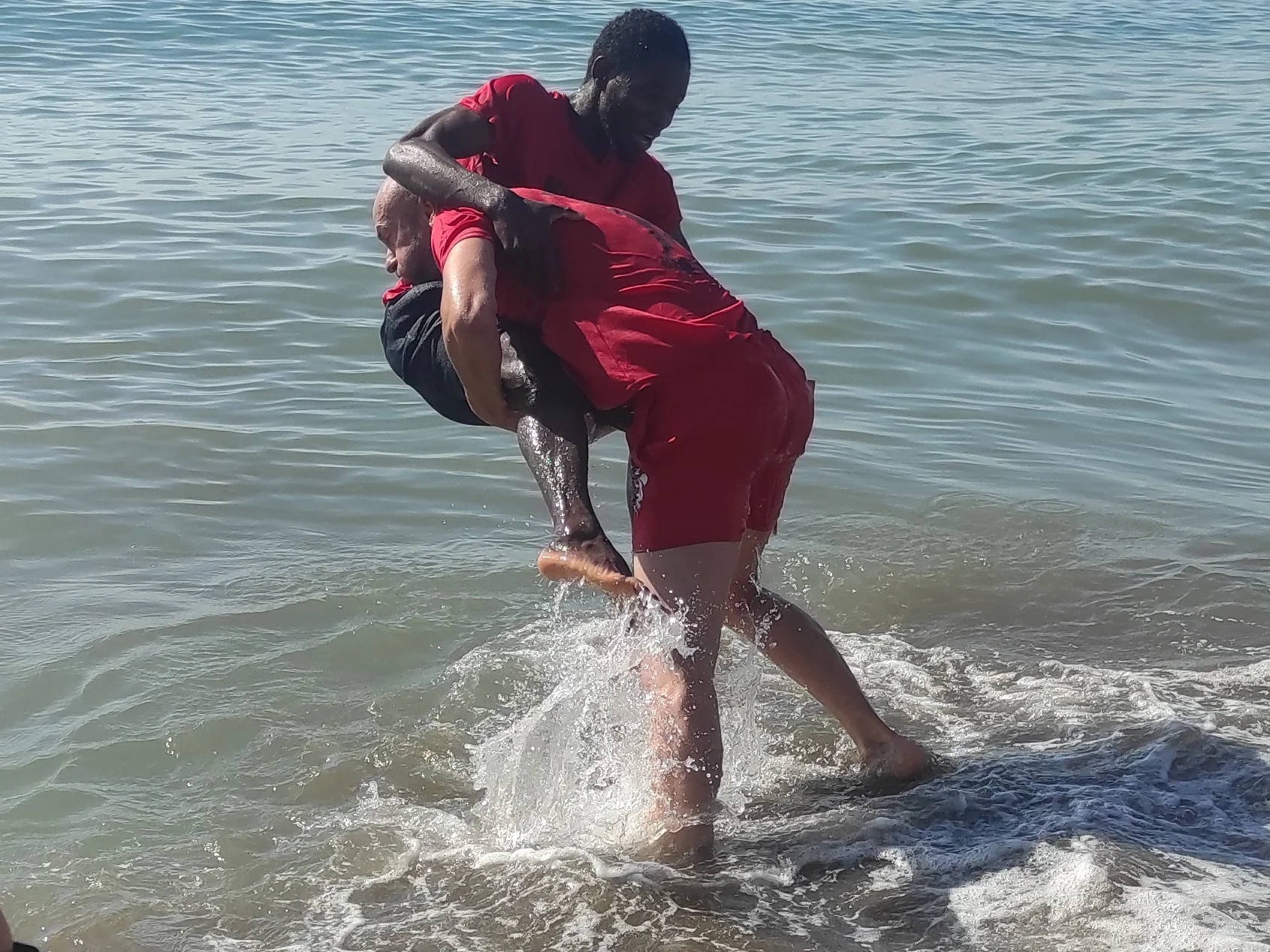 Entrenamiento en la playa